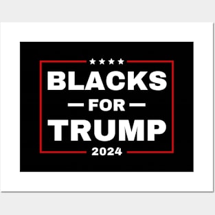 Blacks-for-trump-2024 Posters and Art